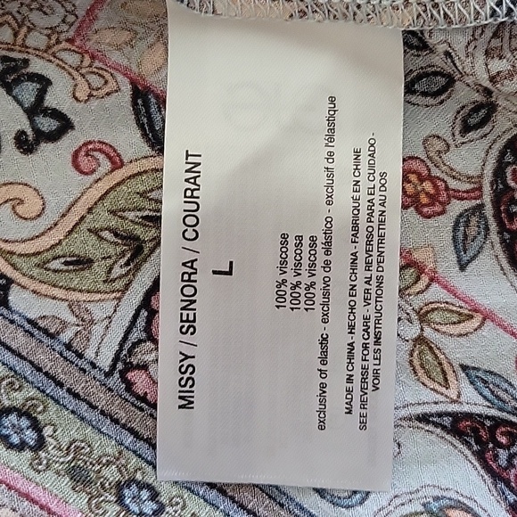 Vintage America V-Neck Flutter Sleeve Blouse - Picture 6 of 9